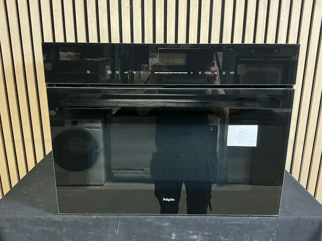 Inbouw combimagnetron pelgrim, om240gls, zwart - afbeelding 1 van  5