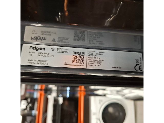 Inbouw combi/oven met hete lucht, pelgrim demo model, bo4cm4u1-77 - afbeelding 2 van  10