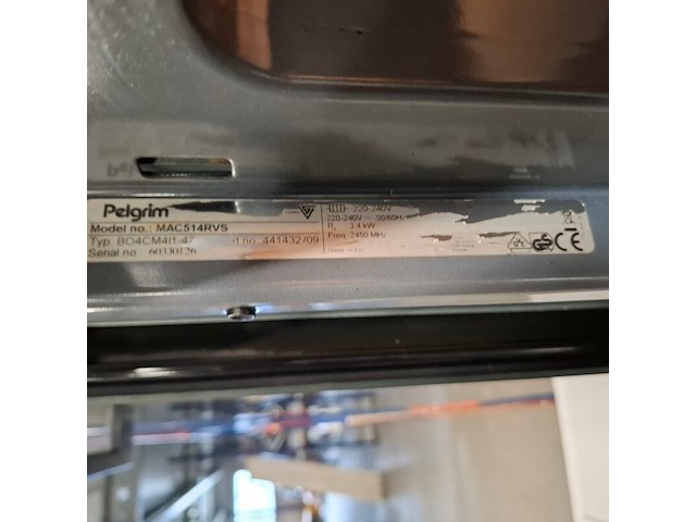 Inbouw combi/oven met hete lucht, pelgrim, mac514rvs - afbeelding 3 van  11