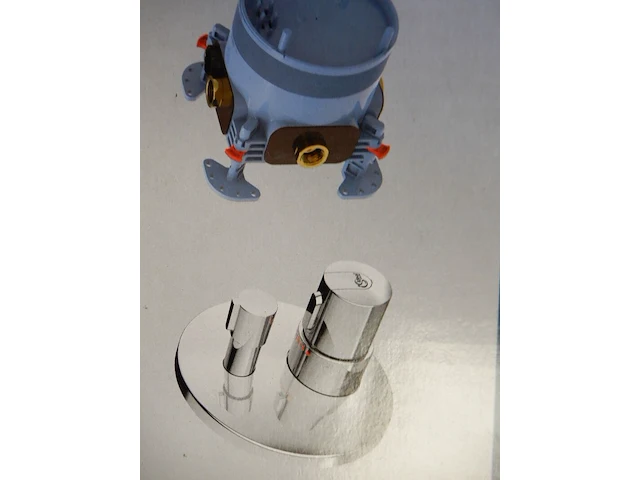 Inbouw doucheset, ideal standard, ceratherm t100 new, chroom - afbeelding 2 van  6