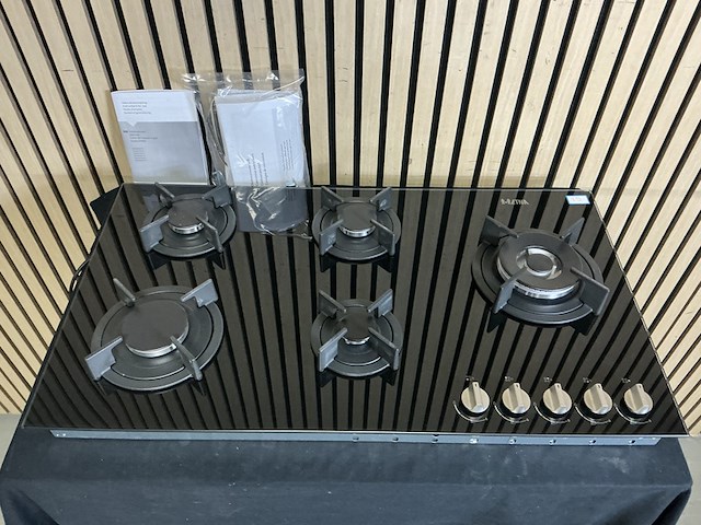 Inbouw gas-op-glaskookplaat, etna, kgg890zta - afbeelding 1 van  7