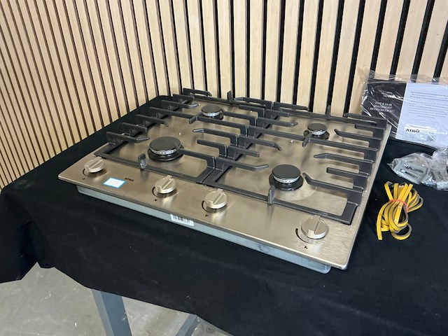 Inbouw gaskookplaat atag, hg6411bba, rvs - afbeelding 4 van  6
