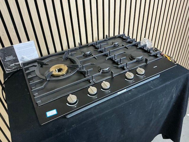 Inbouw gaskookplaat atag, hg7592eba, zwart - afbeelding 3 van  6