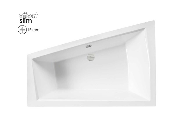 Inbouw hoekbad wit 170 x 125 - afbeelding 1 van  3