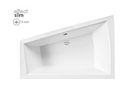 Inbouw hoekbad wit 170 x 125 - afbeelding 1 van  3