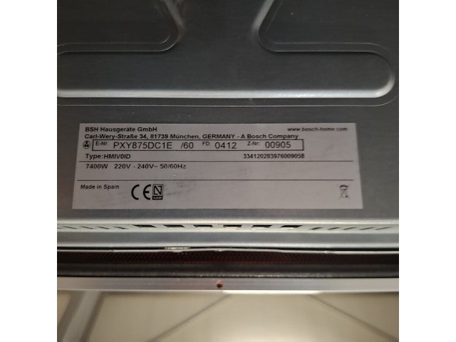 Inbouw inductie kookplaat, bosch, pxy875dc1e - afbeelding 7 van  9