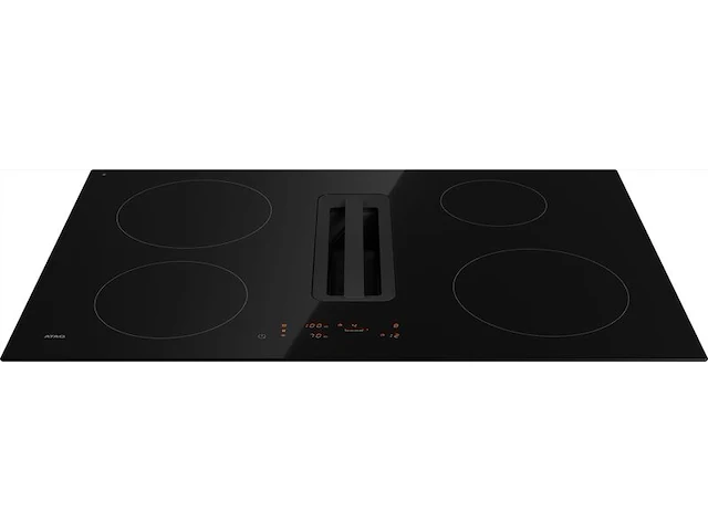 Inbouw inductiekookplaat met afzuiging atag, hidd88471fx, zwart - afbeelding 1 van  4