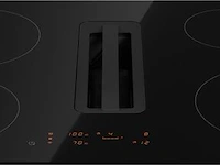 Inbouw inductiekookplaat met afzuiging atag, hidd88471fx, zwart