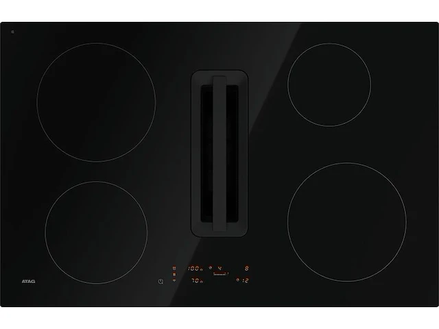 Inbouw inductiekookplaat met afzuiging atag, hidd88471fx, zwart - afbeelding 4 van  4