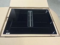Inbouw inductiekookplaat met afzuiging pelgrim, ikr9072r, zwart