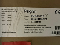 Inbouw inductiekookplaat met afzuiging pelgrim, ikr9072r, zwart - afbeelding 5 van  5