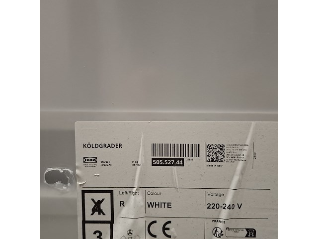 Inbouw koelkast, whirlpool, köldgrader - afbeelding 2 van  2