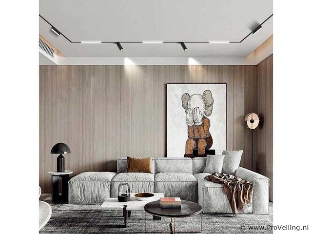 Inbouw magnetische rail 20mm 48v - 3 meter (x6) - afbeelding 5 van  6