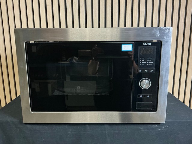 Inbouw magnetron etna, sm225rvs, rvs - afbeelding 1 van  4