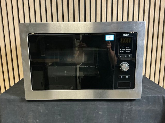 Inbouw magnetron etna, sm225rvs, rvs - afbeelding 1 van  5