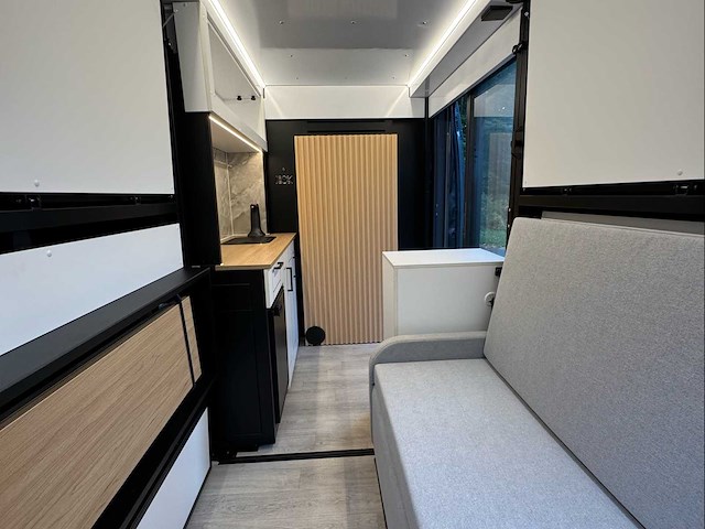 Inbouw module 2p bed voor in een camper - afbeelding 4 van  45