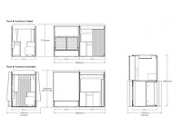 Inbouw module 2p bed voor in een camper - afbeelding 12 van  45