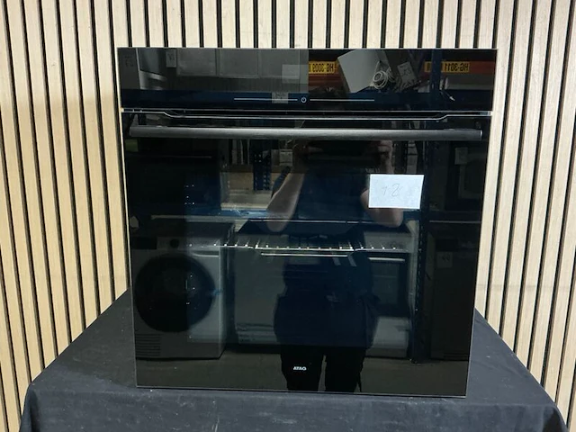 Inbouw oven atag, ox6671c, zwart - afbeelding 1 van  5
