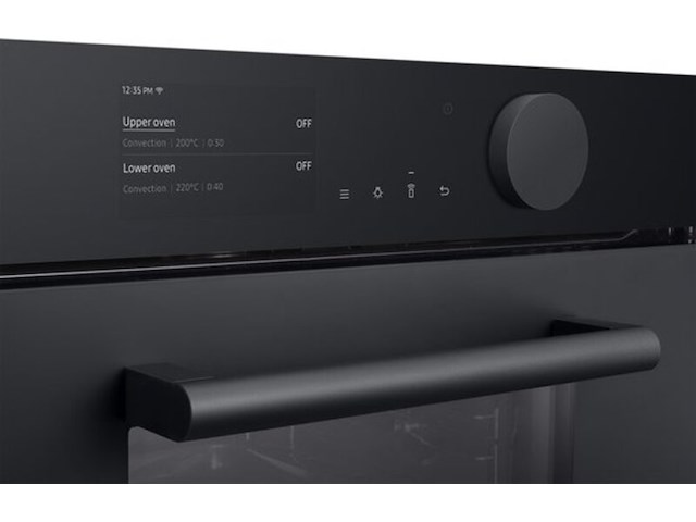 Inbouw oven dual cook, samsung, nv75t9579cd, zwart - afbeelding 2 van  3
