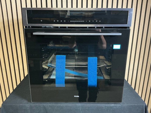 Inbouw oven etna, om670ti, black steel met zwart - afbeelding 1 van  5