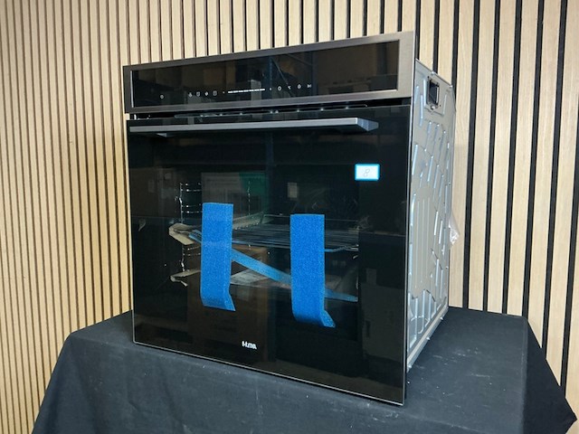 Inbouw oven etna, om670ti, black steel met zwart - afbeelding 2 van  5