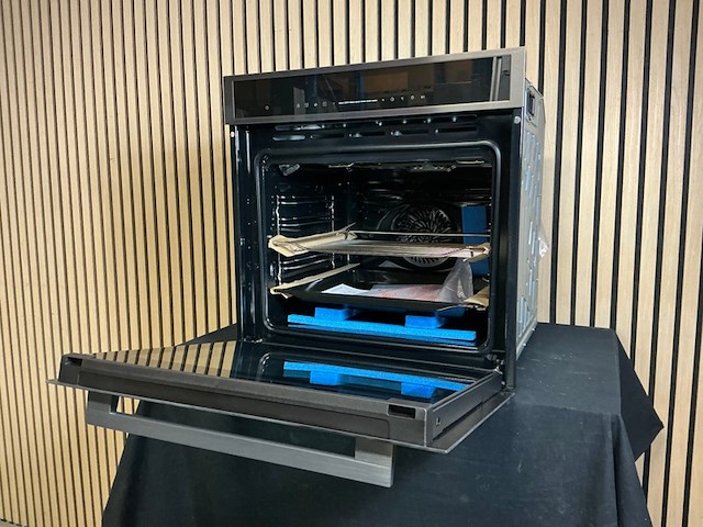 Inbouw oven etna, om670ti, black steel met zwart - afbeelding 4 van  5