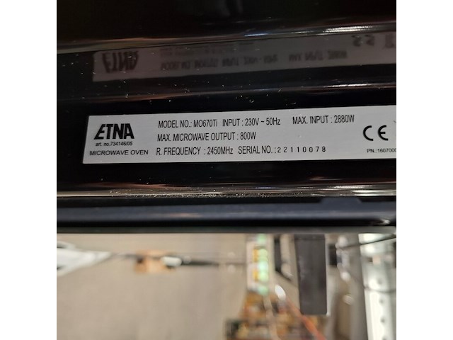 Inbouw oven met magnetron functie, etna, mo670ti - afbeelding 9 van  9