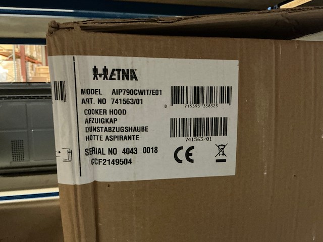 Inbouw plafondunit etna, aip790cwit, wit - afbeelding 4 van  4