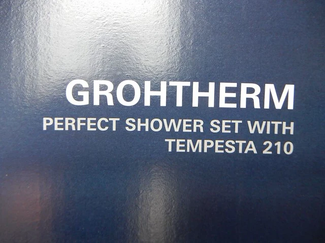 Inbouw regendouche set, grohe, grohtherm tempesta 210, chroom - afbeelding 4 van  5