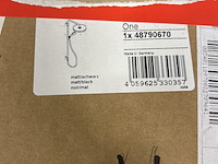 Inbouw thermostaat doucheset hansgrohe, axor one showerpipe 280, mat zwart - afbeelding 3 van  3