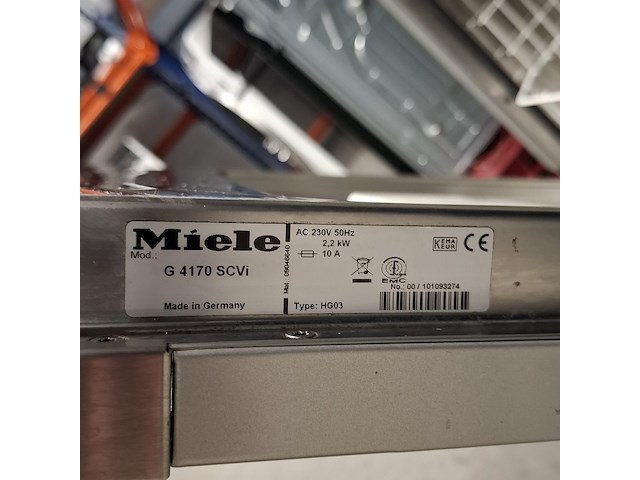 Inbouw vaatwasser, miele, g4170scvi - afbeelding 8 van  8