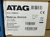 Inbouw vacumeerlade atag, vd16121d, black steel - afbeelding 5 van  5