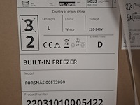 Inbouw vriezer, ikea, forsnas 00572990 - afbeelding 2 van  2