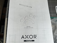 Inbouw wand wastafelmengkraan hansgrohe axor, terrano - afbeelding 2 van  3
