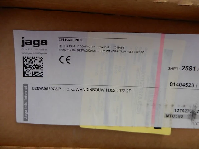 Inbouw wandconvector, jaga, hybrid briza 052 - afbeelding 7 van  7