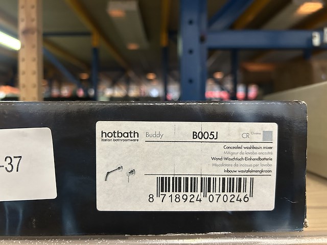 Inbouw wastafelmengkraan hotbath, b005j - afbeelding 5 van  5