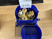 Inbouwbox ivy inbouw thermostaat met stopkraan.