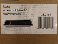 Inbouwbox voor toilet- en/of reserverolhouder wiesbaden, rocko 33.2166, rvs - afbeelding 2 van  5