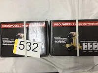Inbouwkraan thermostaat (2x) - afbeelding 1 van  2
