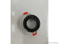 Inbouwlamp gu10 – draaibaar – rond – zwart/wit – ip20 (x50) - afbeelding 4 van  5