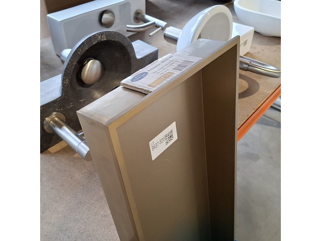 Inbouwnis, best design, nancy elah, mat goud - afbeelding 3 van  4