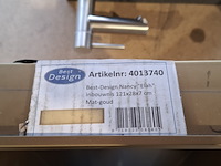 Inbouwnis, best design, nancy elah, mat goud - afbeelding 4 van  4