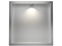 Inbouwnis + led 30x30x7 cm wb, demis 33.2168 - afbeelding 1 van  4