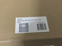 Inbouwnis + led 30x30x7 cm wb, demis 33.2168 - afbeelding 3 van  4