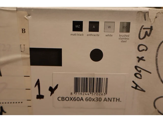 Inbouwnis looox, colour box, zwart - afbeelding 2 van  6