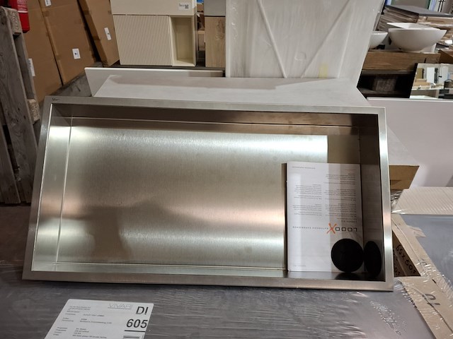 Inbouwnis looox, rvs geborsteld - afbeelding 1 van  7