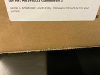 Inbouwnis solid surface - afbeelding 2 van  2