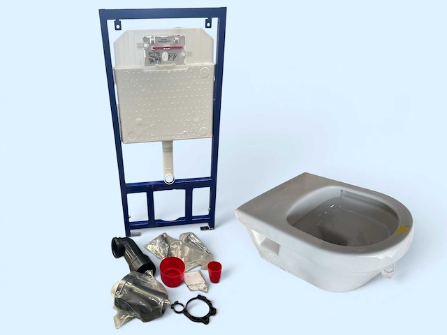 Inbouwreservoir met villeroy & boch toiletpot - afbeelding 1 van  5