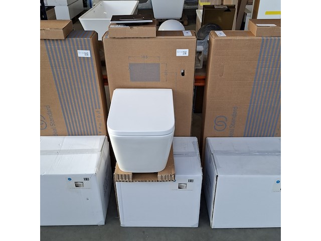 Inbouwreservoir + wandcloset (complete set), ideal standard - afbeelding 2 van  10