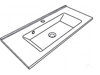 Inbouwwastafel (5x) - afbeelding 2 van  6